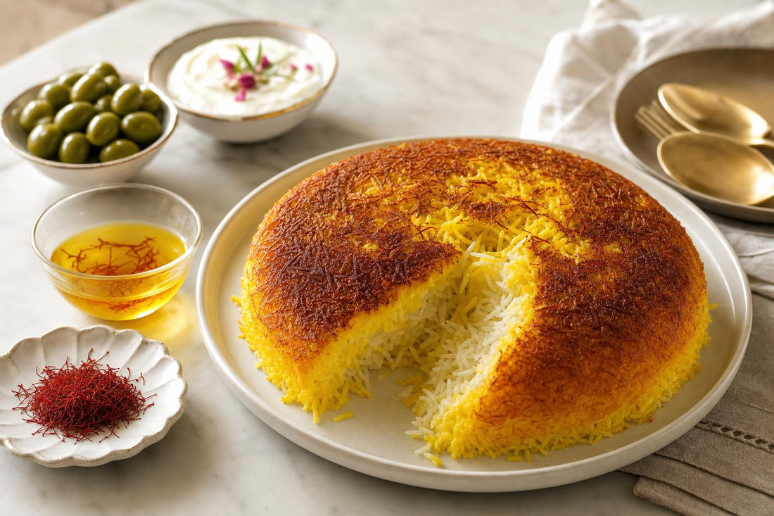 MARAL saffron —Persian Saffron Rice with Tahdig