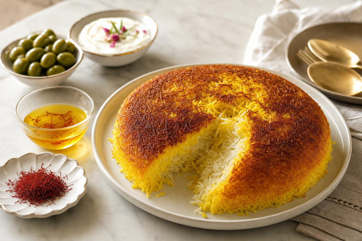 MARAL saffron —Persian Saffron Rice with Tahdig