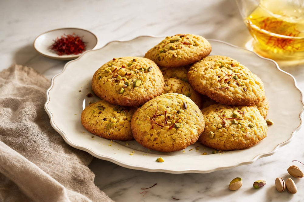 MARAL saffron —Saffron Pistachio Cookies