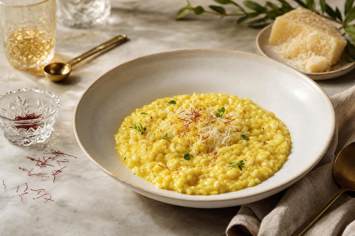 MARAL saffron —Saffron Risotto with Parmesan and Lemon