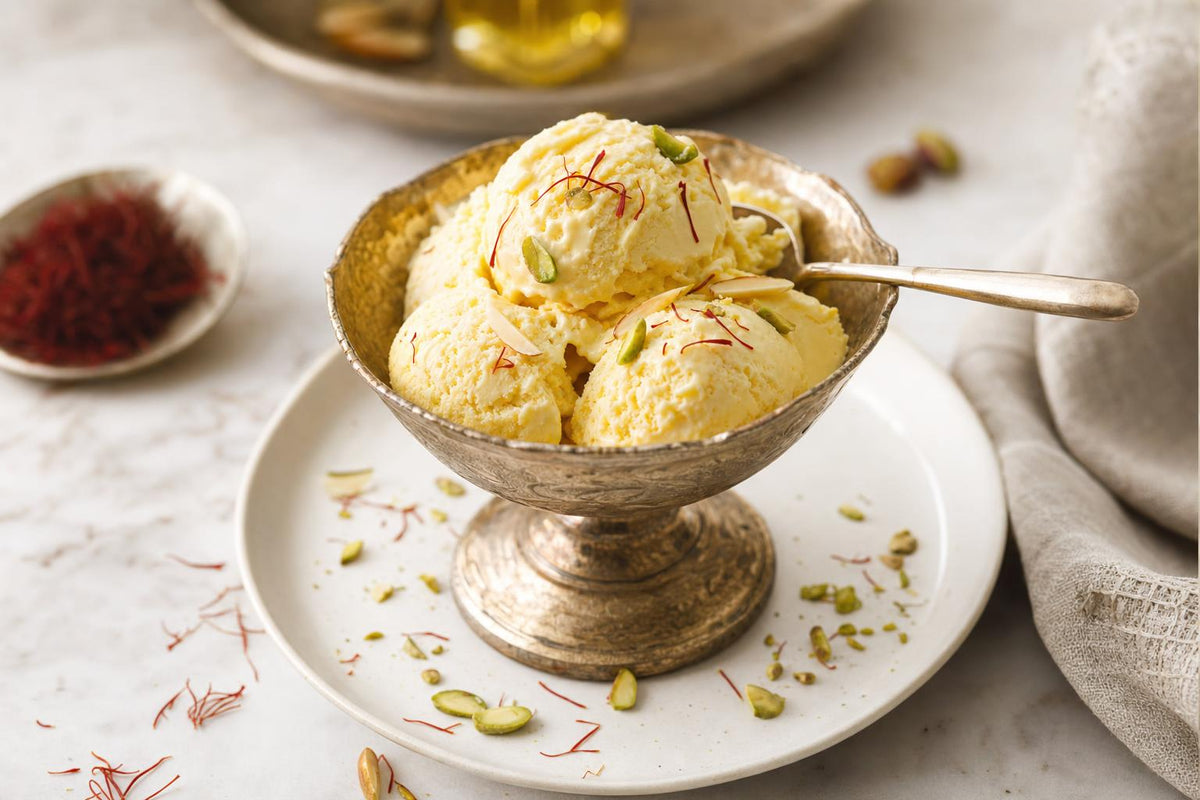 MARAL saffron —Persian Saffron Ice Cream