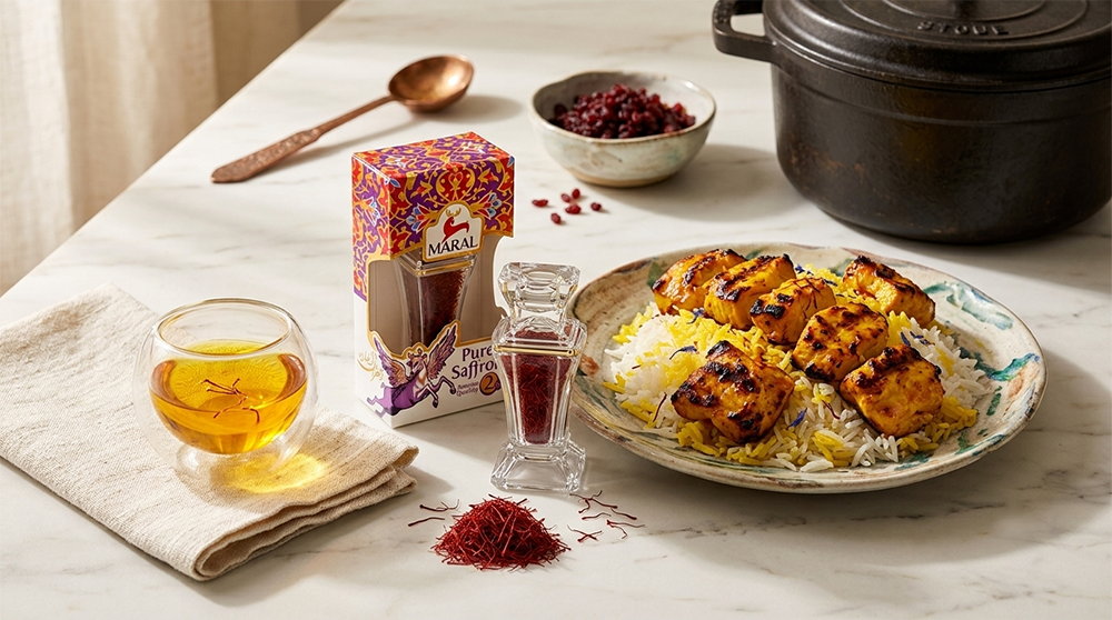 Cooking with saffron